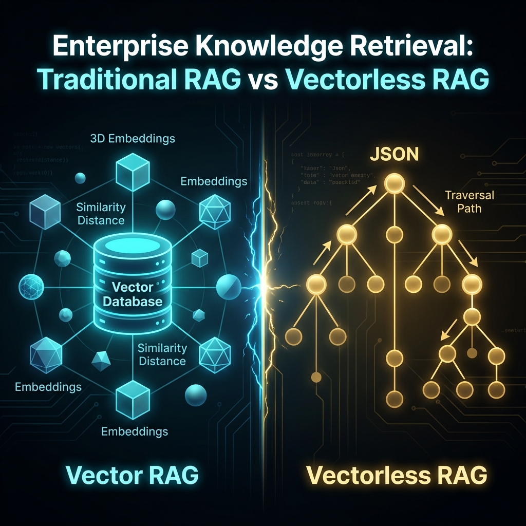 Enterprise Knowledge Retrieval: Traditional RAG vs. Vectorless RAG